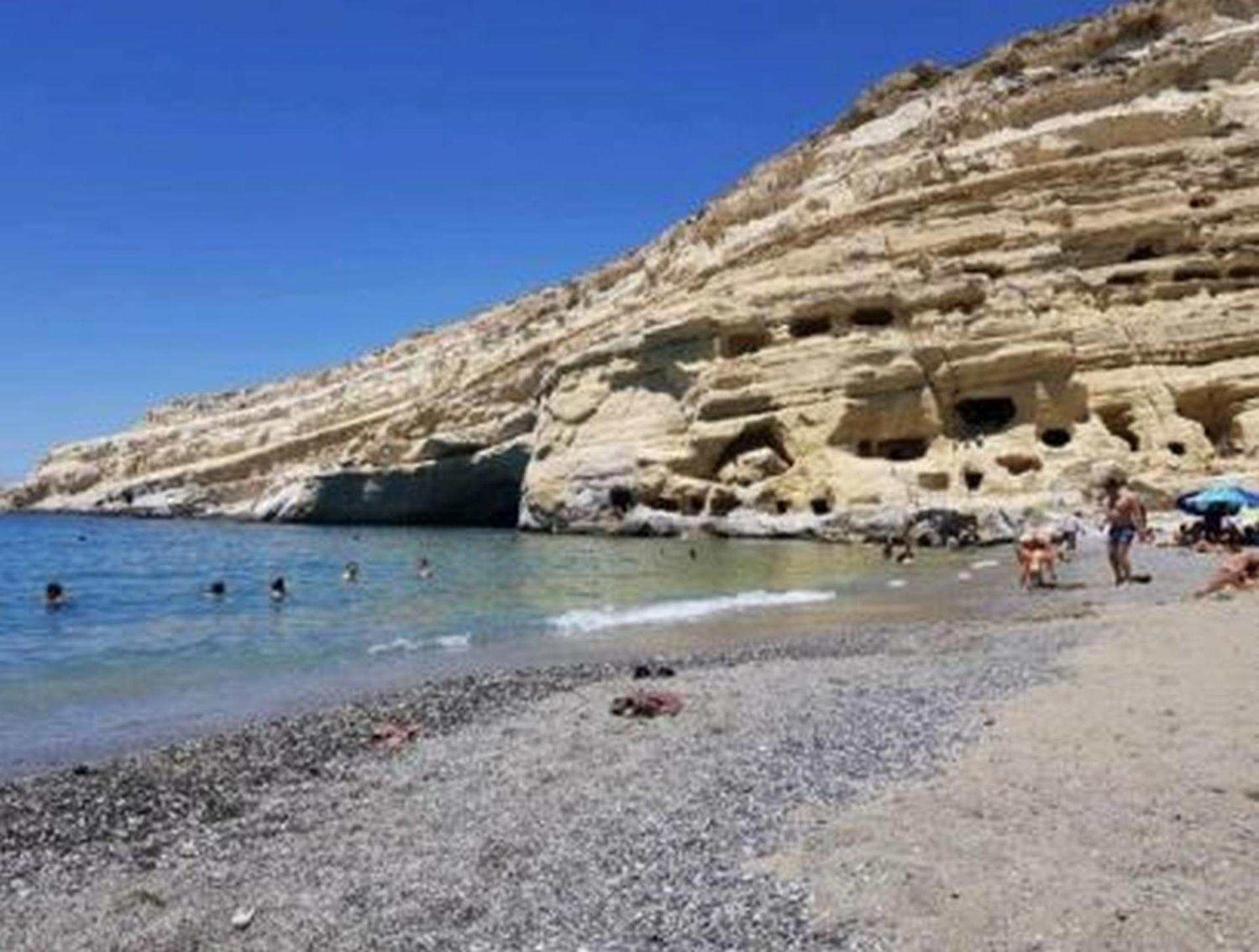 Stone House Elefteria Near Matala Beach Petrokefálion Exteriér fotografie